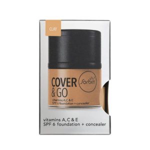 Cover & Go SPF6 Foundation & Concealer Clay 25ml + 1.2gr&